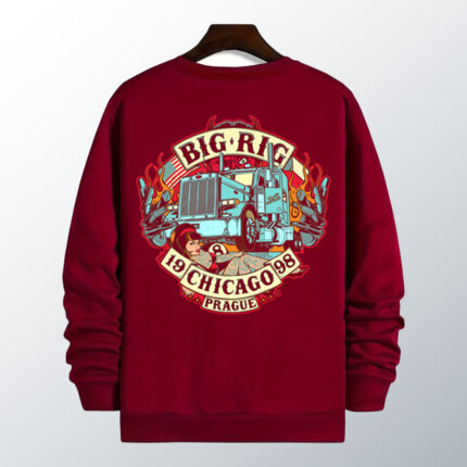 Big-Rig 1998 Chicago Mehroon Sweet Shirt